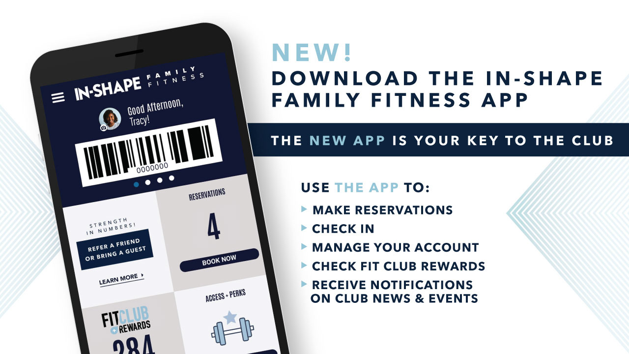 In-Shape Family Fitness Mobile App In-Shape Family Fitness Mobile App